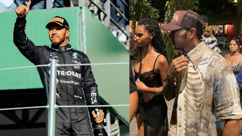 Lewis Hamilton no Brasil