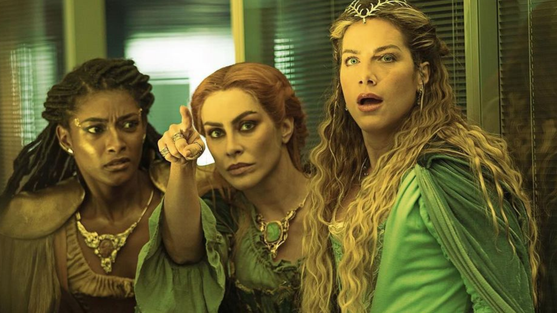 Erika Januza, Cleo e Giovanna Ewbank em 'A Magia de Aruna'