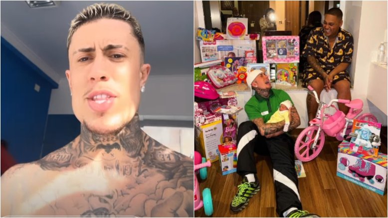 MC Daniel rebate críticas por excesso de presentes à filha de MC Ryan SP