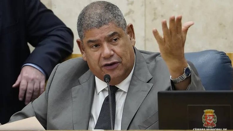 Presidente da Câmara Municipal de SP, vereador Milton Leite (União)