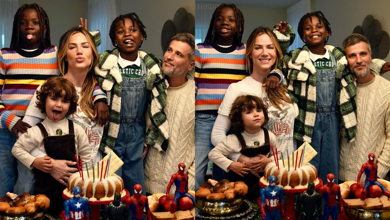 Gio Ewbank e Bruno Gagliasso comemoram aniversário do filho na Disney