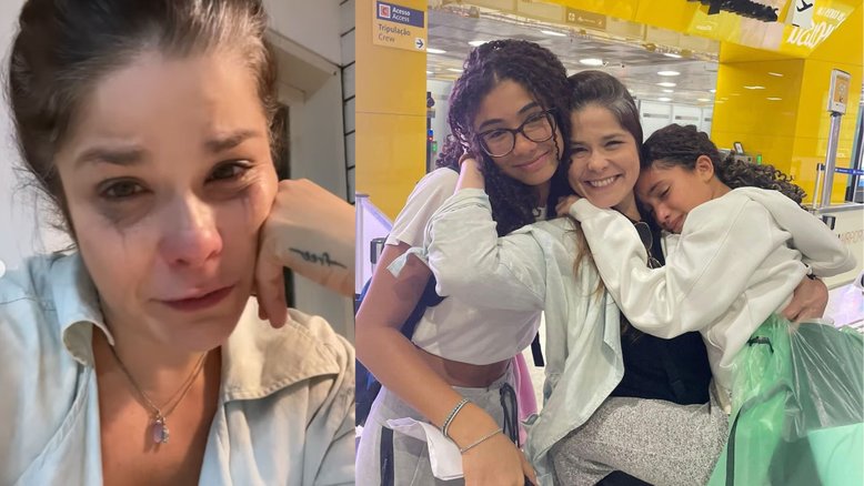 Samara Felippo e filhas