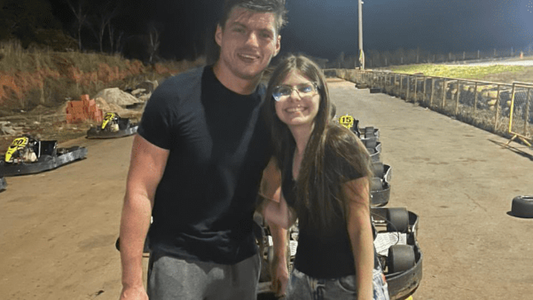 F-1: Verstappen vai de kombi a corrida de kart com família Piquet em Brasília