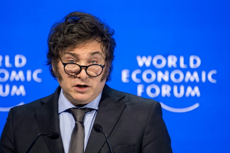 Milei diz em Davos que 'Ocidente está em perigo' com o socialismo
