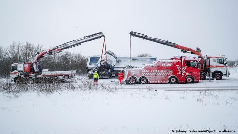 Frio extremo provoca caos no norte da Europa
