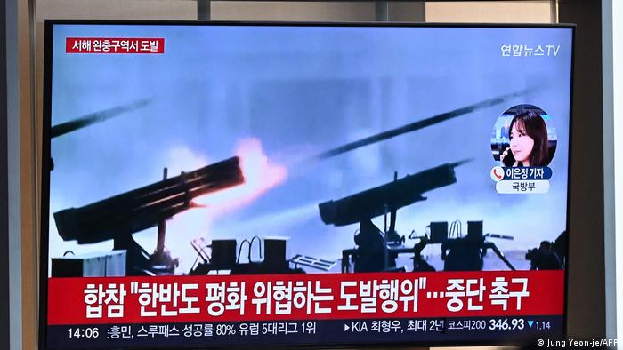 Novo disparo de mísseis eleva tensões entre as Coreias