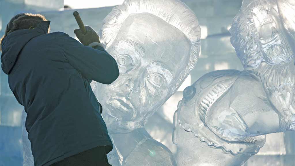Como a China transformou gelo e neve em arte (e grana)
