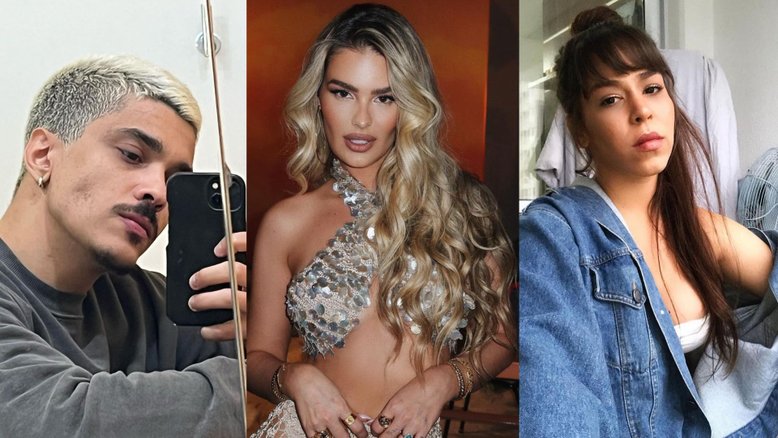Chico Moedas, Yasmin Brunet e Flora Matos