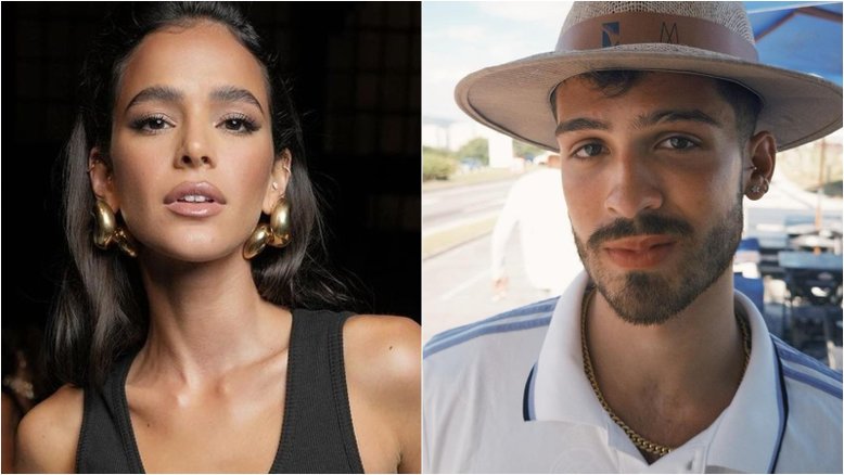 Bruna Marquezine e João Guilherme são vistos em clima de romance no Rio