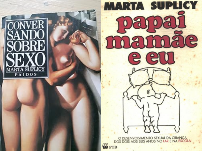 "Conversando sobre Sexo", (1983) e "Papai, mamãe e eu: o desenvolvimento sexual da criança dos dois aos seis anos no lar e na escola", (1990), da Marta Suplicy