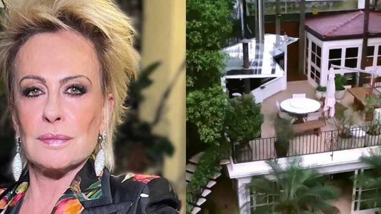 Biblioteca, cozinha luxuosa e área arborizada: conheça mansão de Ana Maria Braga que foi afetada pela chuva