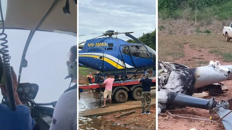 Em três dias, Brasil teve acidentes com três helicópteros em SP, MG e MA