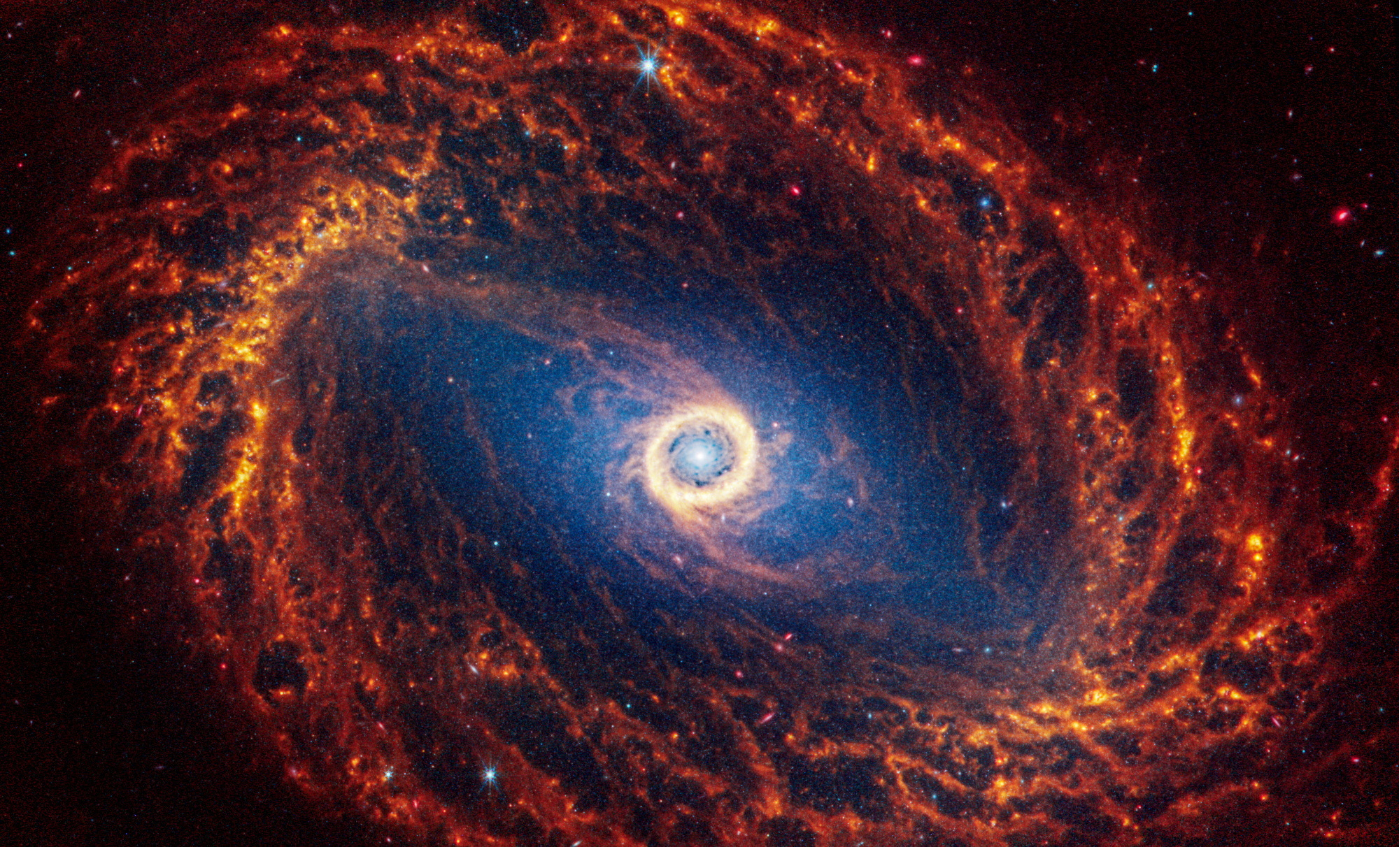 Telescópio Webb captura imagens 'espantosas' de 19 galáxias espirais