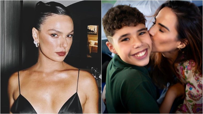 Isis Valverde homenageia filho de Wanessa Camargo e mostra que é boa madrasta: ‘Te admiro’