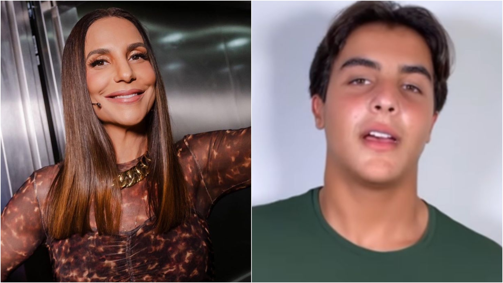 Ivete Sangalo revela se teria ciúme do filho, Marcelo Cady, com a primeira namorada