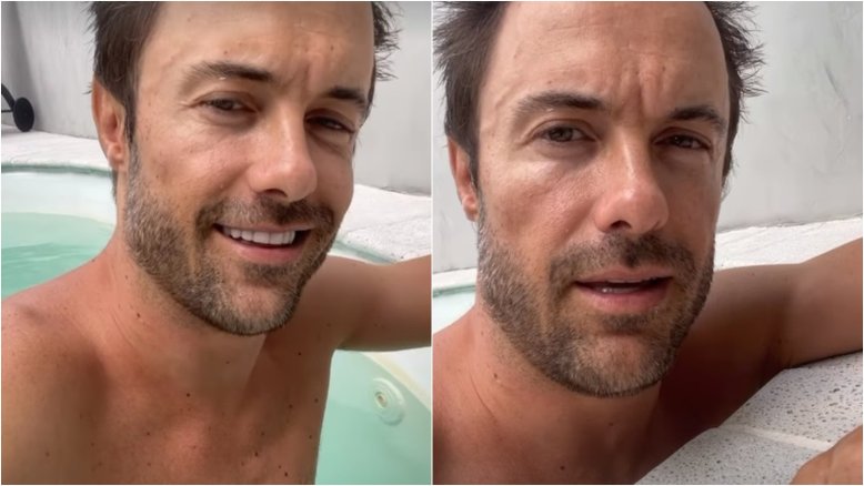 Kayky Brito compartilha rotina de fisioterapia na piscina, quatro meses após acidente