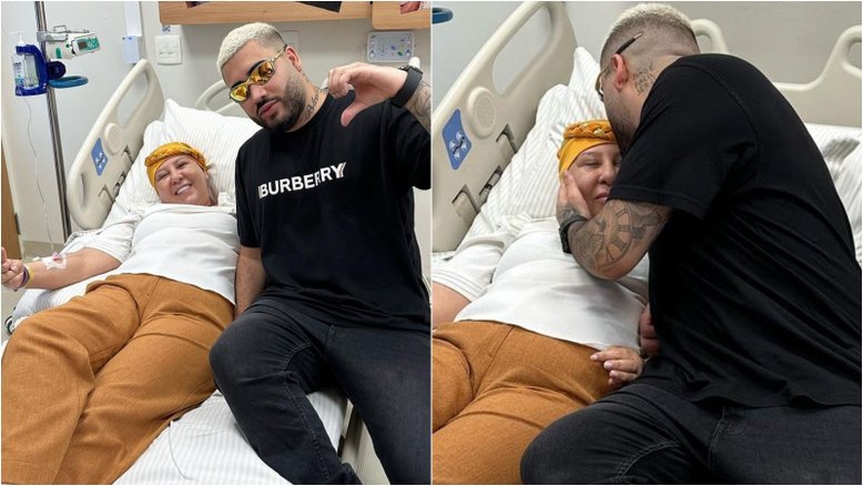 Kevinho celebra última sessão de quimioterapia da mãe: 'Dia mais feliz da minha vida'