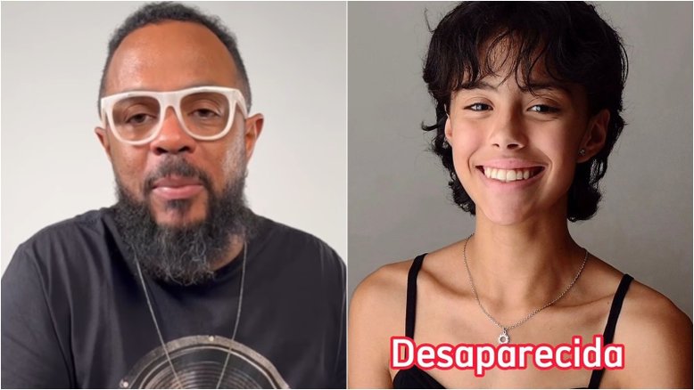 Humorista Marcelo Marrom relata desaparecimento da sobrinha e pede ajuda na web