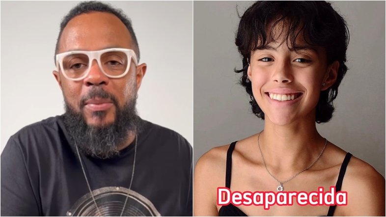 Humorista Marcelo Marrom relata desaparecimento da sobrinha e pede ajuda na web