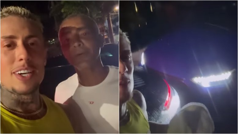 Romário bate no carro de MC Daniel e funkeiro ironiza: 'Tô errado, não tenho Copa'