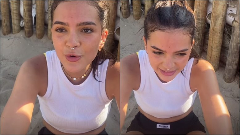 Mel Maia passa mal durante treino na praia: ‘Mais um vômito pós-treino para a conta’