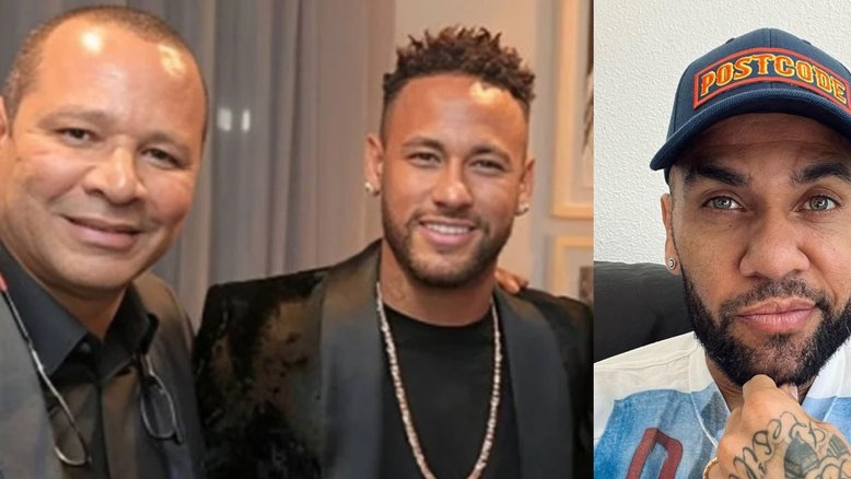 Pai de Neymar estaria ajudando Daniel Alves