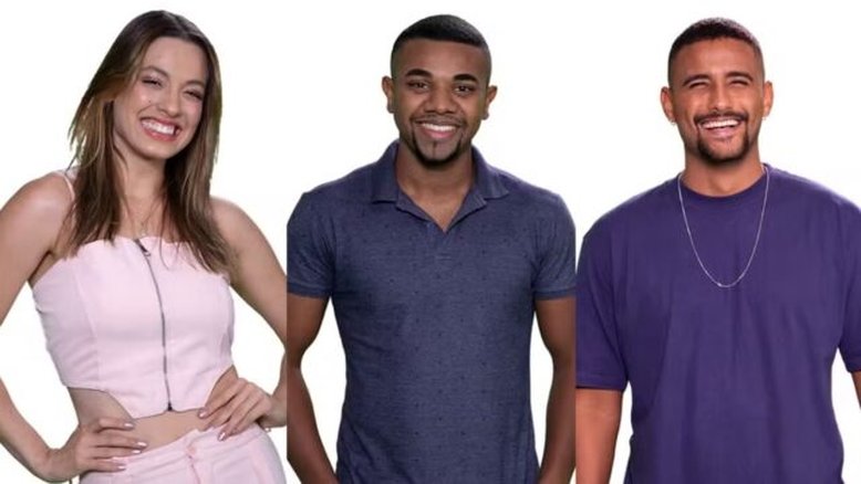 BBB24: Beatriz, Davi e Pizane estão no paredão