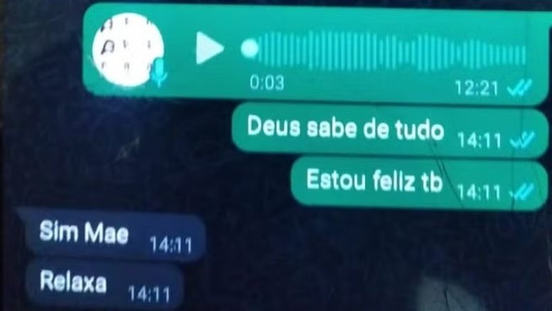 Mãe e filha trocaram mensagens antes da queda de helicóptero em que morreram quatro pessoas