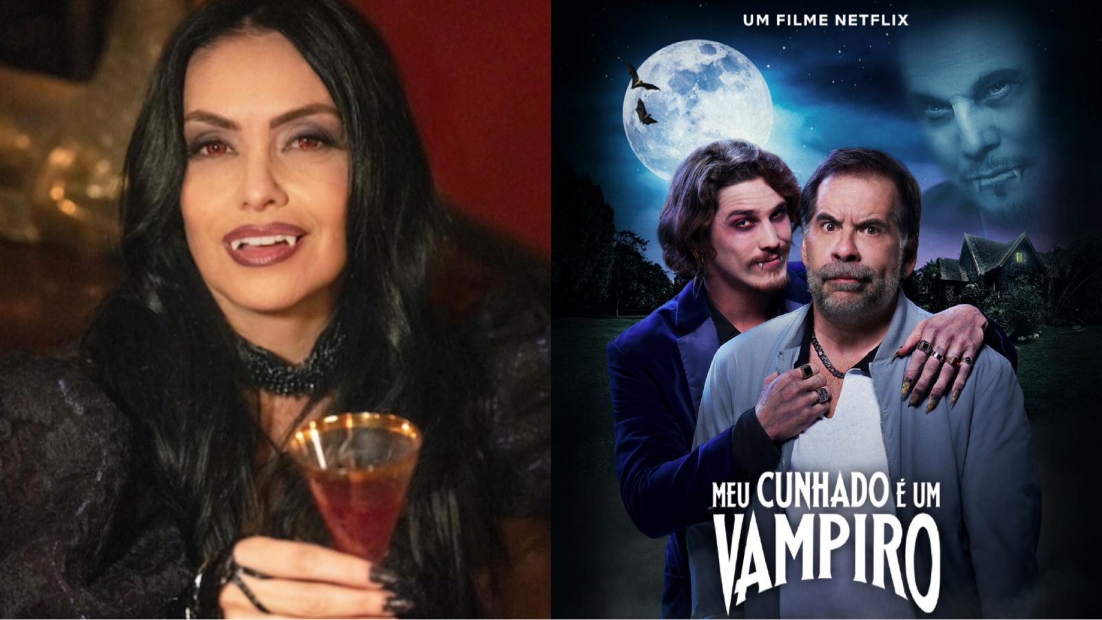 Renata Brás brilha em filme 'Meu Cunhado É Um Vampiro', da Netflix