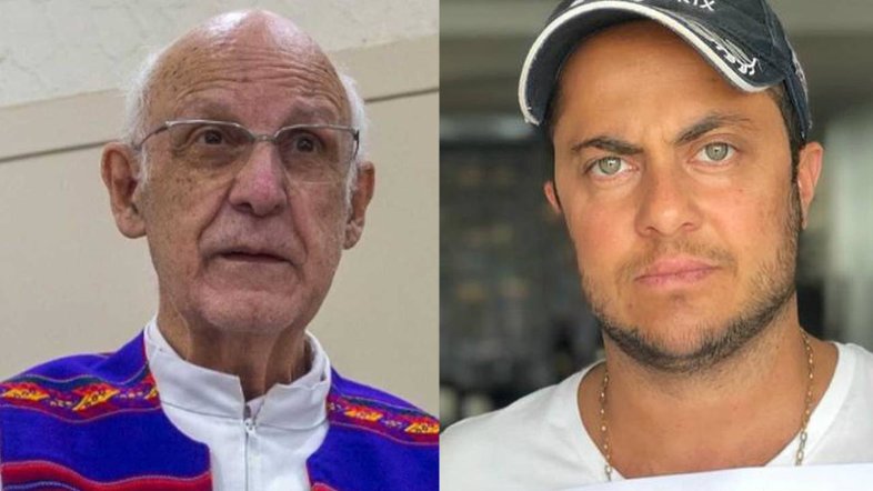 Padre Júlio Lancellotti e o vereador Thammy Miranda (PL)