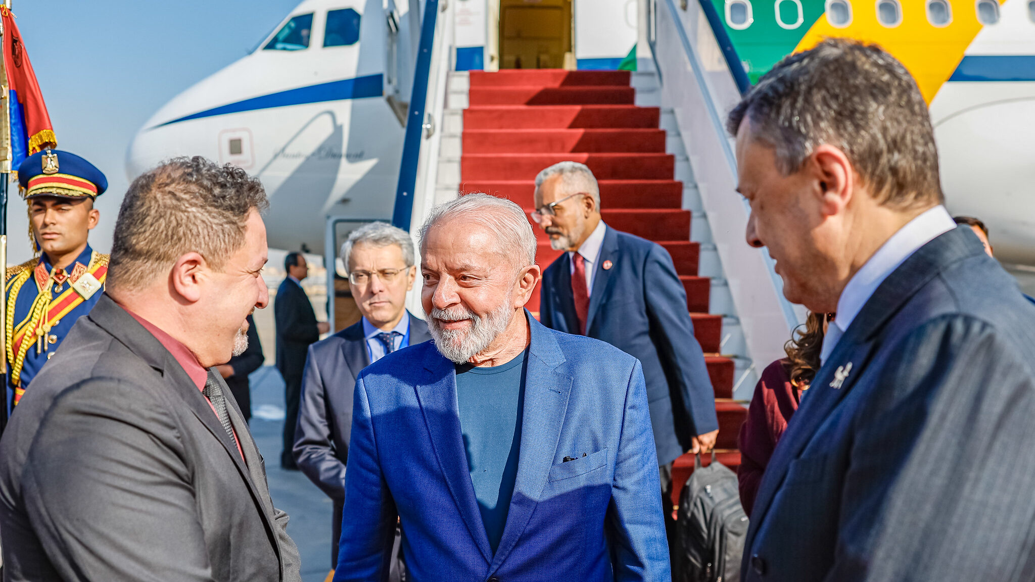 Presidente Lula chega ao Cairo