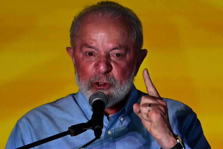 O presidente Luiz Inácio Lula da Silva discursa durante evento no Museu de Arte do Rio de Janeiro - AFP