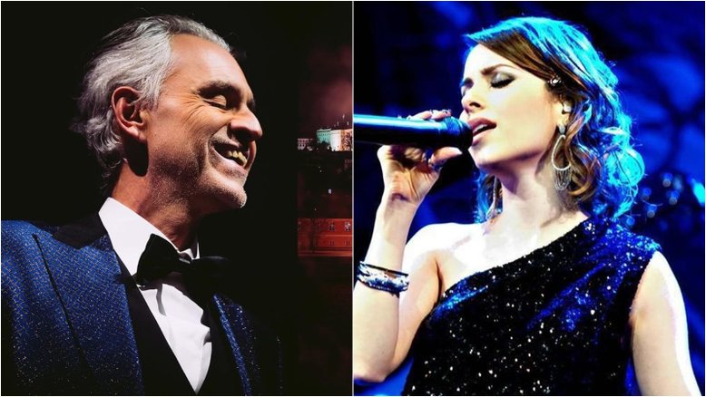 Andrea Bocelli convida Sandy para concertos no Brasil; confira as datas