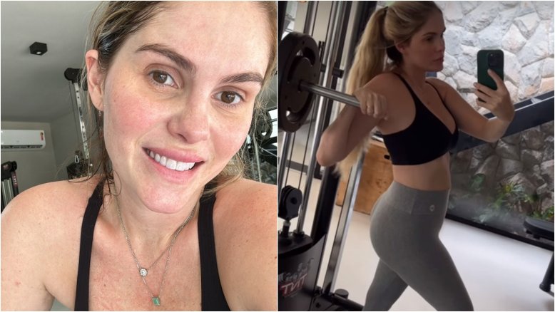 Bárbara Evans mantém rotina de treinos antes de cirurgias plásticas: 'Não tem alternativa'