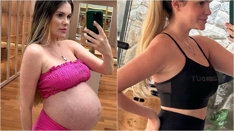 Bárbara Evans mostra quanto emagreceu após a gestação de gêmeos: ‘Detox’