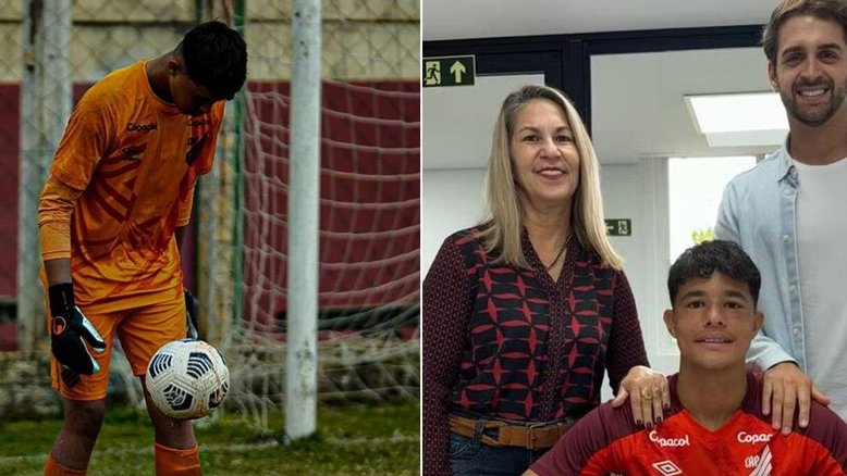 Bruninho Samudio assinou contrato com o Athletico-PR