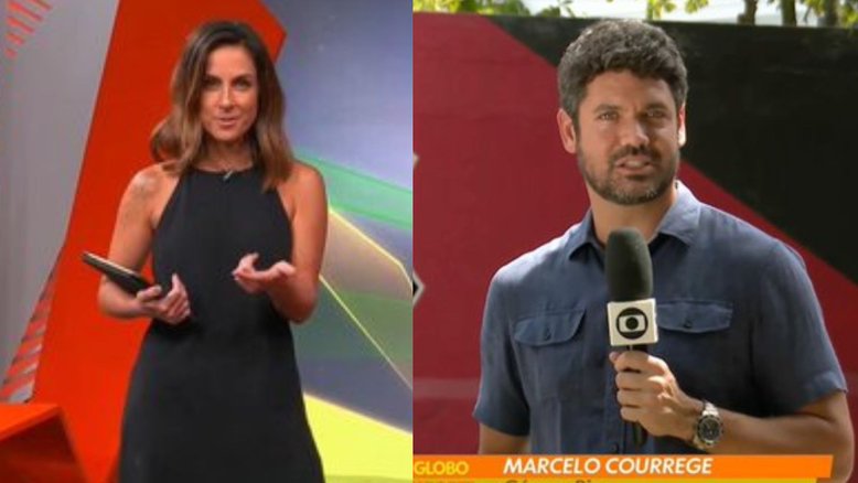 Carol Barcellos e Marcelo Courrege