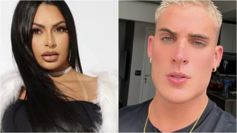 Ex-padrasto de Neymar, Tiago Ramos é visto aos beijos com ex-affair do jogador