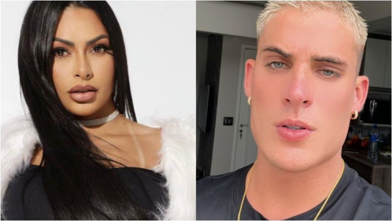 Ex-padrasto de Neymar, Tiago Ramos é visto aos beijos com ex-affair do jogador