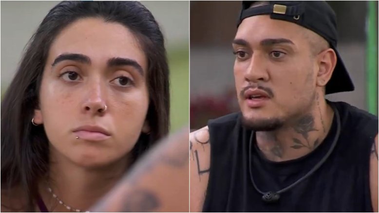 BBB24: Bin Laden e Giovanna têm DR e MC sugere pôr fim ao romance
