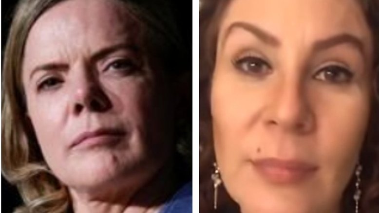 Gleisi Hoffmann e Carla Zambelli