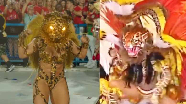 Paolla Oliveira (à esquerda) e Isabelle Nogueira (à direita)