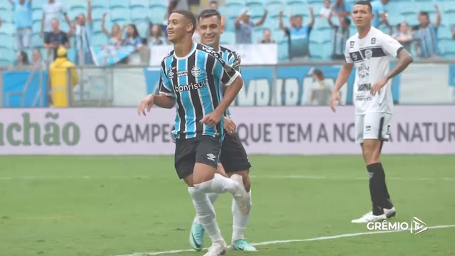 Todos os gols do Grêmio na goleada por 6 a 2 sobre o Santa Cruz