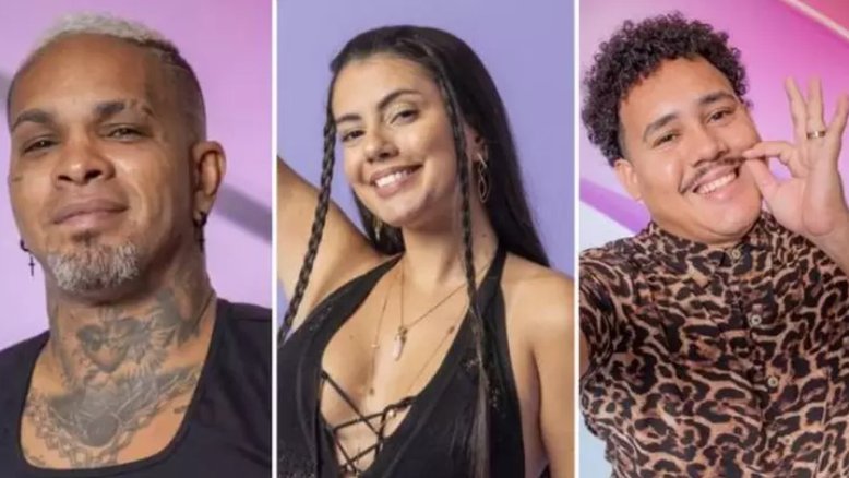 Rodriguinho, Fernanda e Lucas Henrique estão no paredão