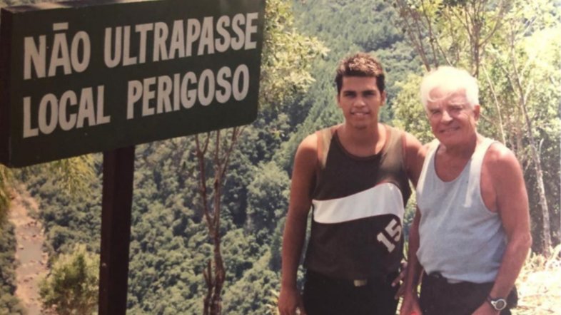 Roger Felipe e Cid Moreira