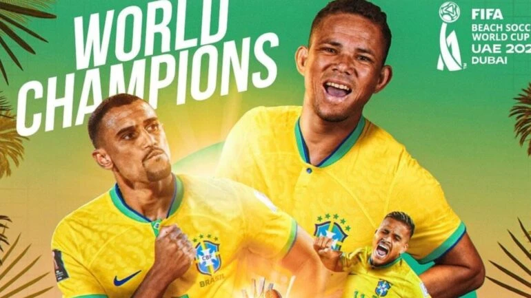 Brasil conquista o hexa no Futebol de Areia