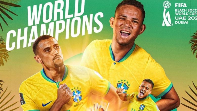Brasil conquista o hexa no Futebol de Areia