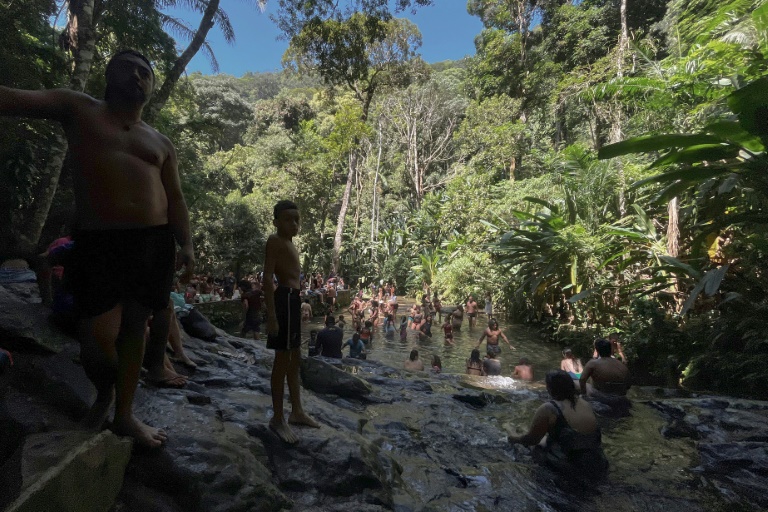 Parque Nacional da Tijuca no Rio de Janeiro em 17 de março de 2024 - AFP