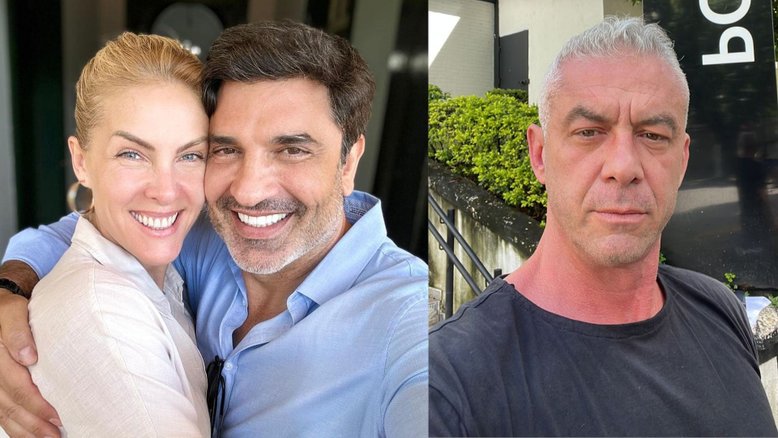 Ana Hickmann e Edu Guedes (esq.), Alexandre Correa (dir.)