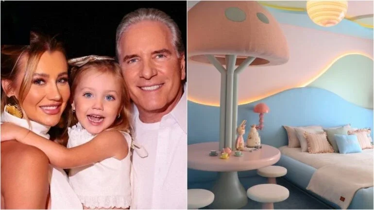 Quarto luxuoso de filha caçula de Roberto Justus chama atenção e web reage: ‘Desnecessário’